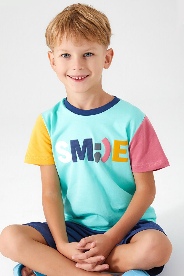 Rolypoly Cool Blue Boy Bermuda Set - 3