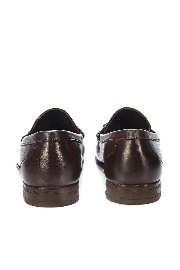 Hakiki Deri Kahverengi Erkek Loafer Ayakkabı 120130009594 - 4