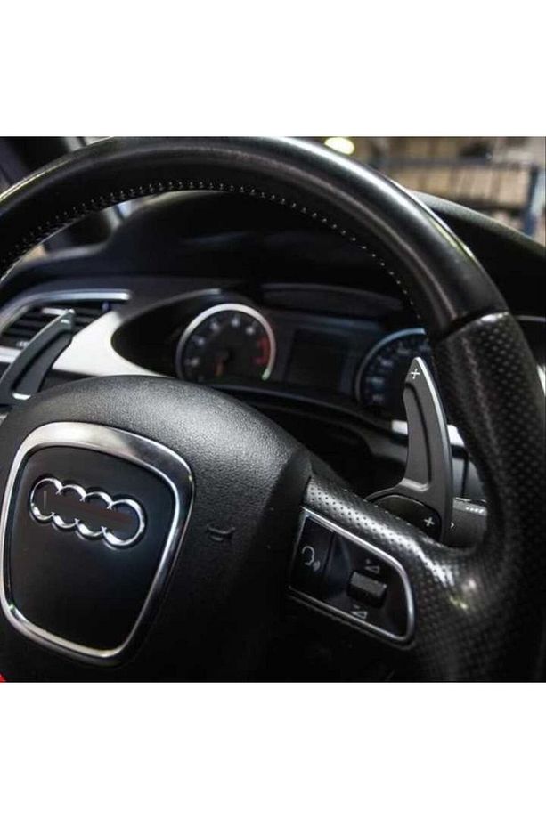 Audi A3 Uyumlu & A4 & A5 (2013-2016) Paddle Shift (F1 VİTES KULAKÇIK) - Siyah - 5