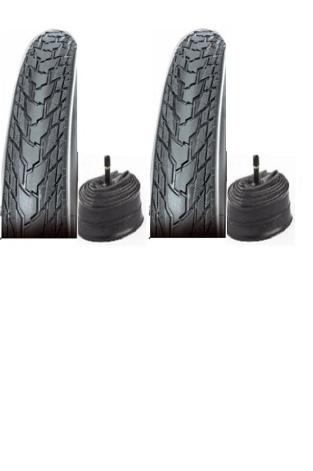 29 Jant 29x175 / 28x175 / 700x45 (47-622) Bisiklet Iç Dış Lastik Set 1 Mm Zırhlı X 2 Adet (5101) - 1