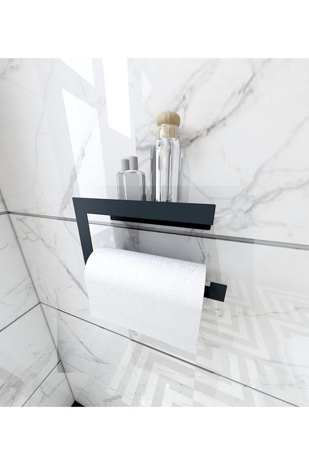 Rulo Kağıt Havluluk Peçetelik Banyo Düzenleyici Kağıt Havlu Askısı - 1