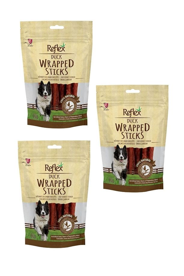 Wrapped Sticks Ördek Sarılı Çubuk Ödül Maması 80g (3adet) - 1