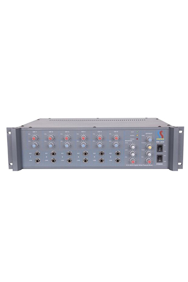 Me-200 Amfi 6 Girişli 200w Ekolu Mono Amplifikatör - 3