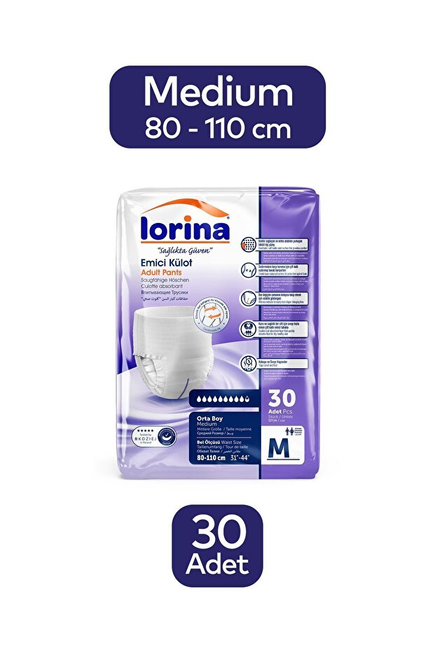 Emici Külot Medium 30 Adet - 1