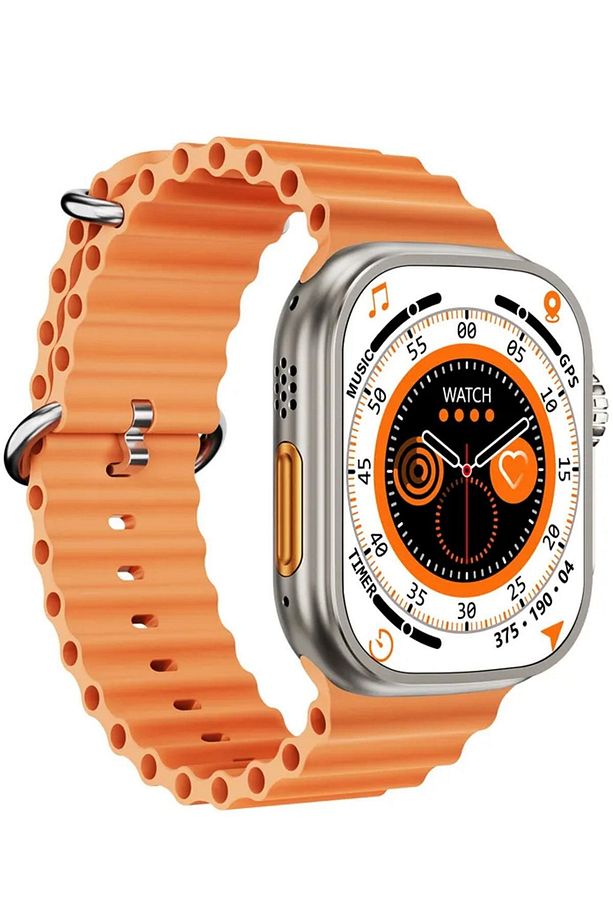 Gri Ultra 2 Watch 9 Pro Plus Max Akıllı Saat Ultra Android & Ios Uyumlu Akıllı Saat - 1