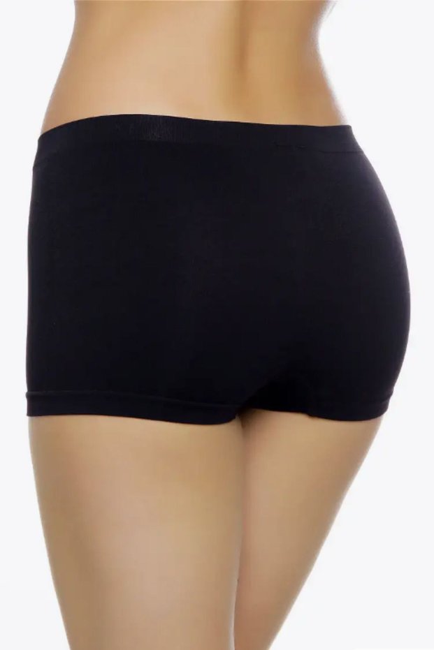 Coolbox Model Cool & Comfort Non-Marking Seamless Knitted Boxer Black Color