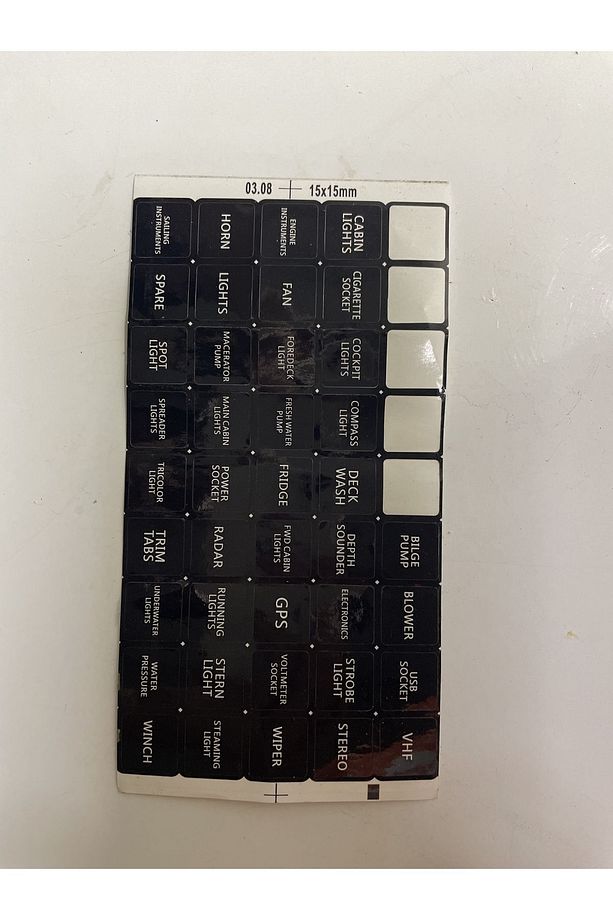 12v Kontrol Paneli Sigorta 8 On-off Düğme 2 Şarj Soketi Çakmaklık Voltaj Göstergeli Karavan - 5
