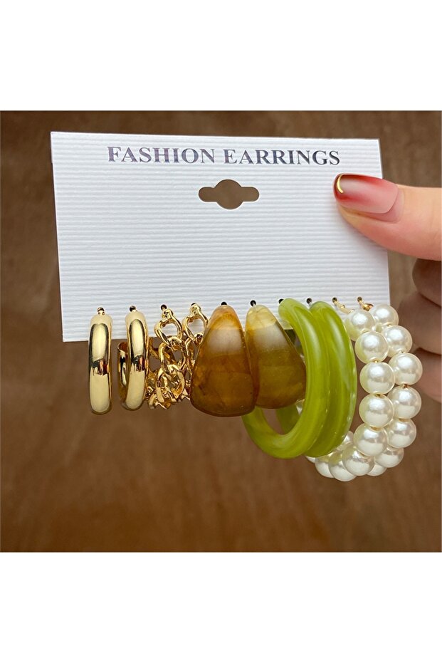 So-much Women's Hoop Earring Set-4
