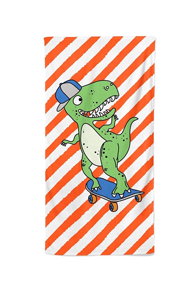 Patterned Children's Beach Towel, Bath Towel - 2