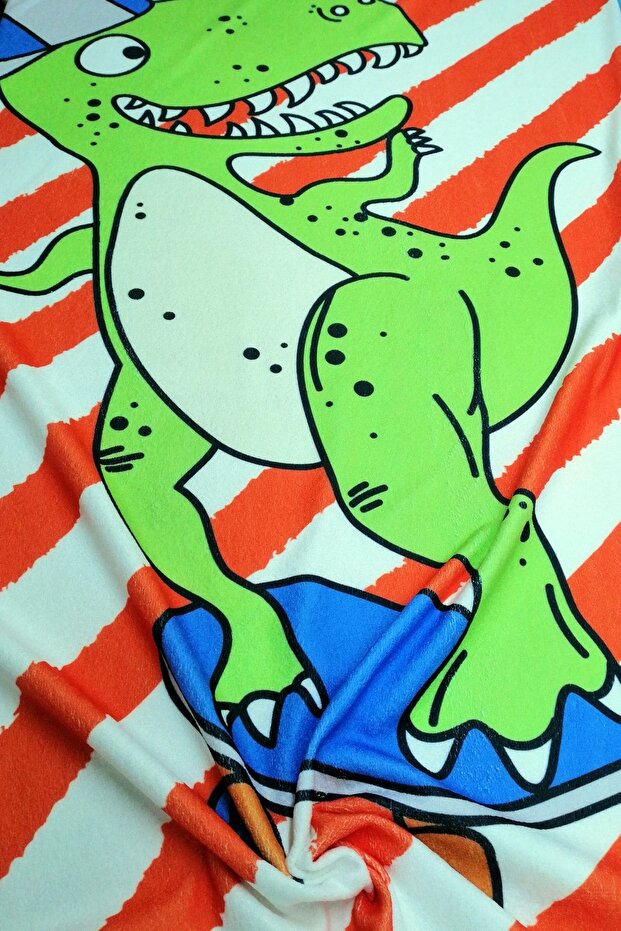 Patterned Children's Beach Towel, Bath Towel - 3