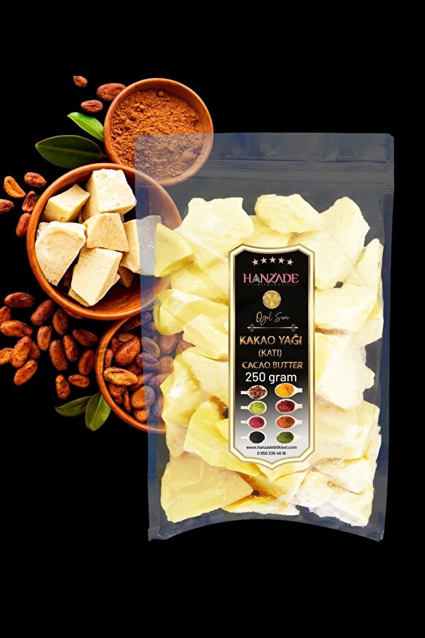 250 Gr Cocoa Butter - Pure Solid - 1