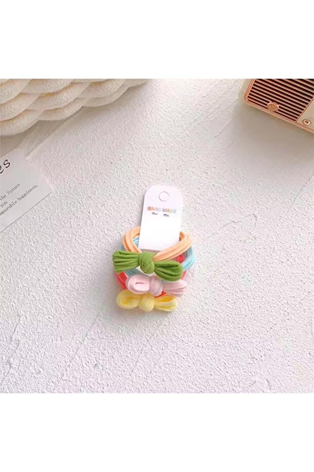 Three-Piece Baby Soft Rubber Hair Buckle Set - 1