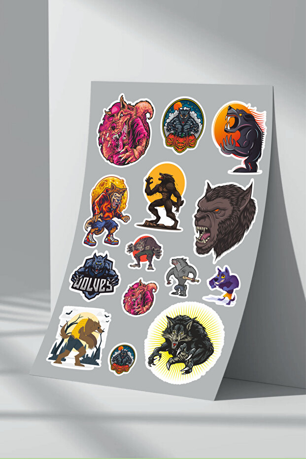 Werewolf Sticker Set