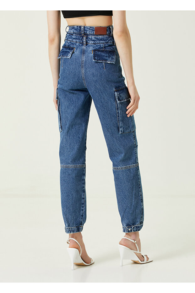 Deva Blue Cargo Jean - Size 32 - 5