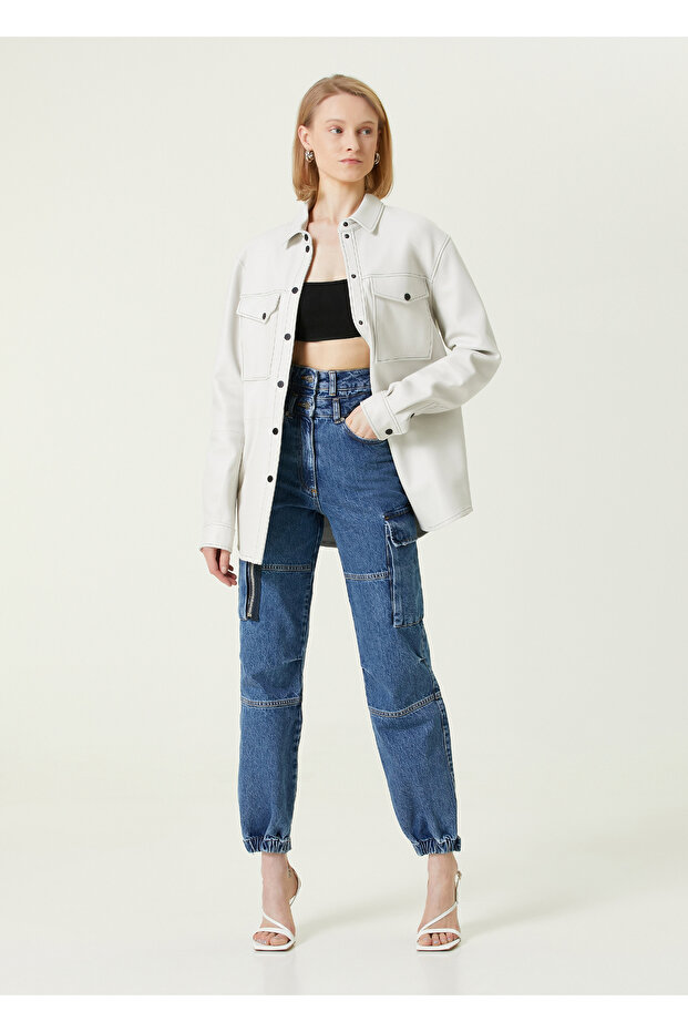 Deva Blue Cargo Jean - Size 32 - 1