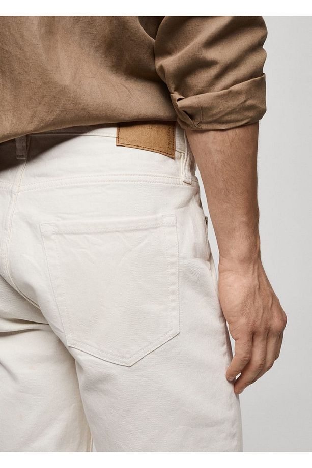 Regular fit denim bermuda şort - 7