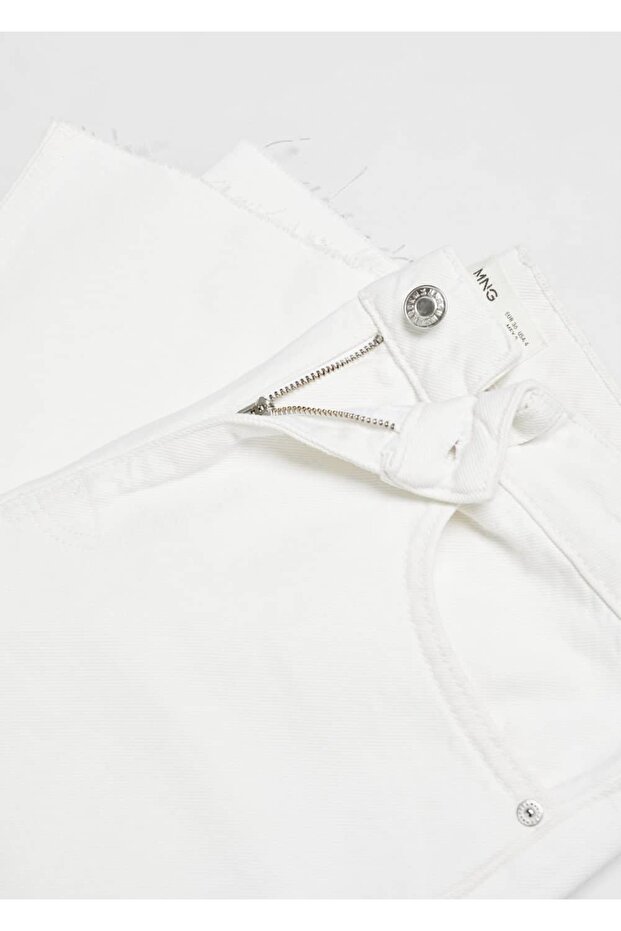 Düz kesim crop jean - 8