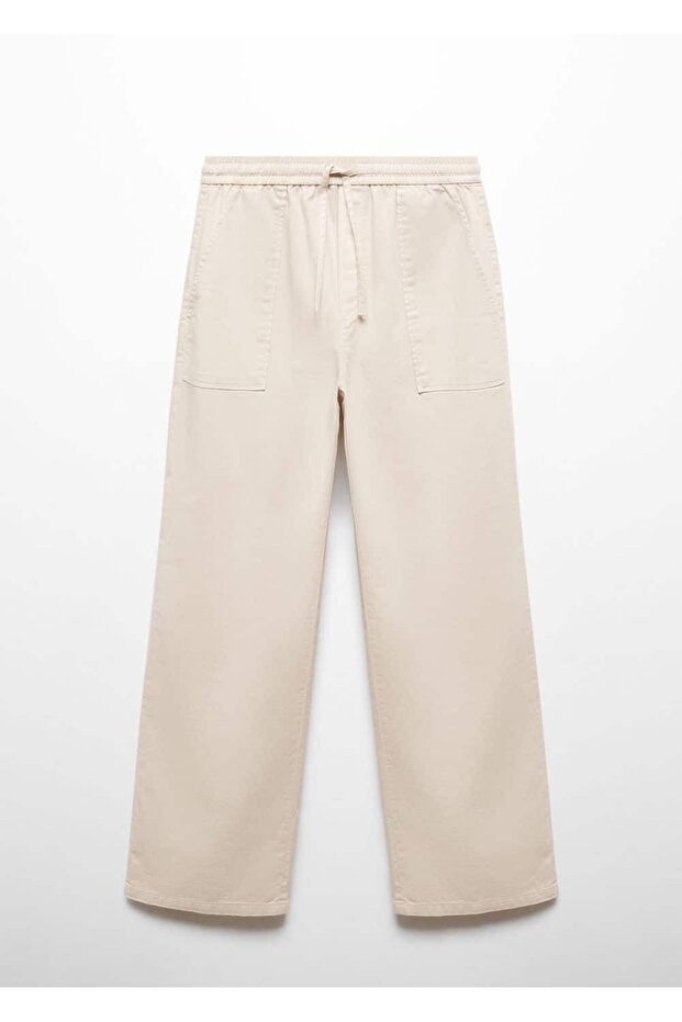 Beli Elastik Düz Jean - 3