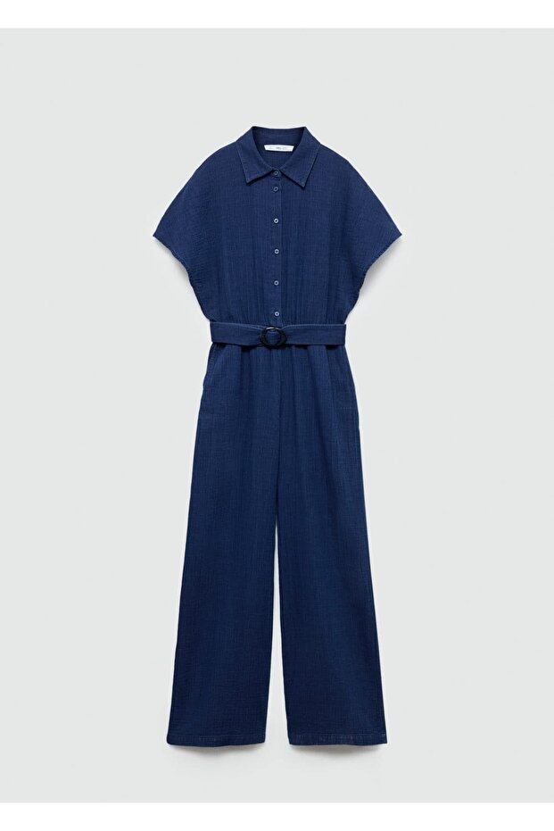 Denim gömlek tulum - 3