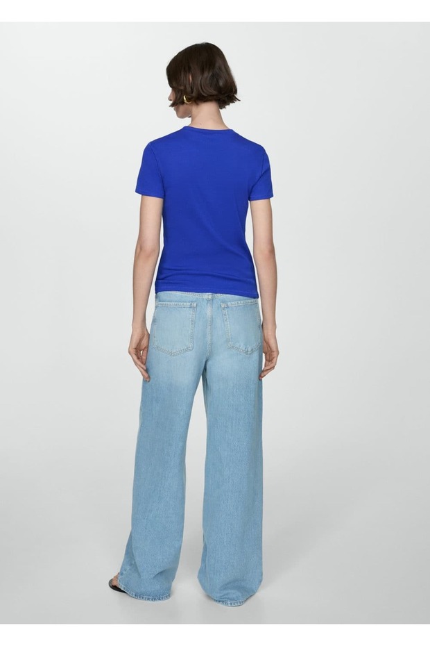 Kısa kollu triko tişört - 4