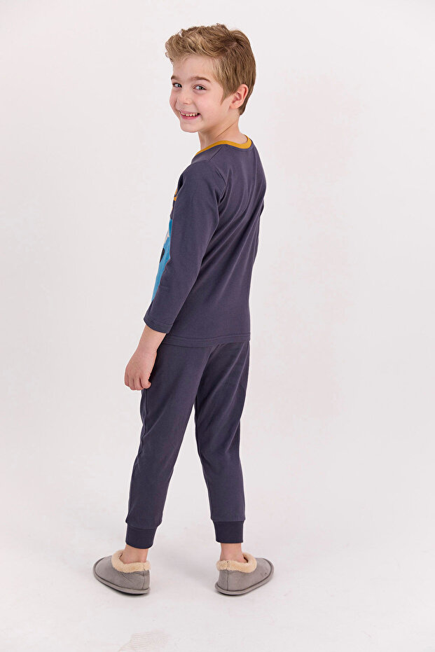 Σετ πιτζάμες Rolypoly Anthracite Boy - Lost Eagle - 4