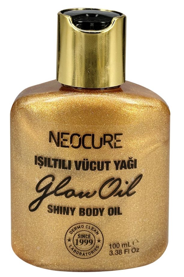Bronz Işıltılı Vücut Simi Bakım Yağı 100 ml - 1
