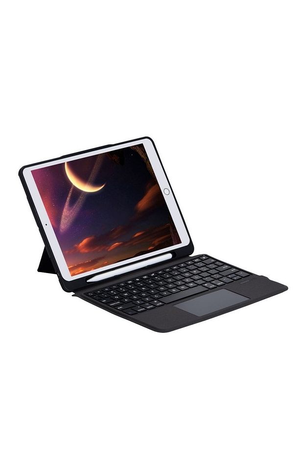 Ipad 8. Ve 9. Nesil 2020 /2021 10.2 Inç Bluetooth Kablosuz Klavyeli Kılıf - 3