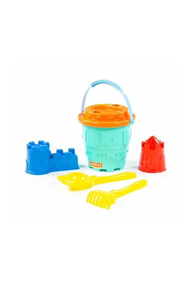6 Piece Castle Patterned Sea Bucket Shovel Set 51790