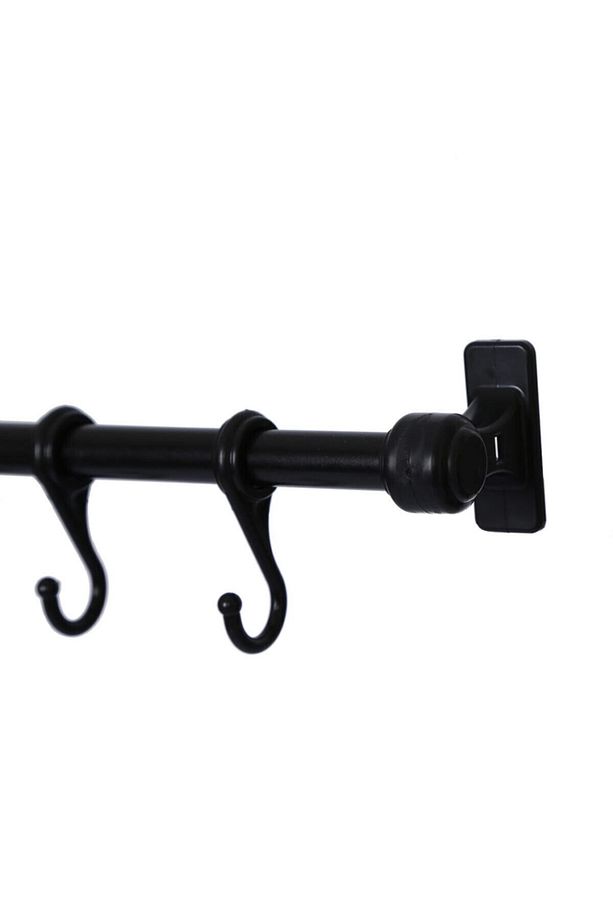 Siyah Metal Ergonomik Askılık Mutfak Ve Banyo Askısı - 5