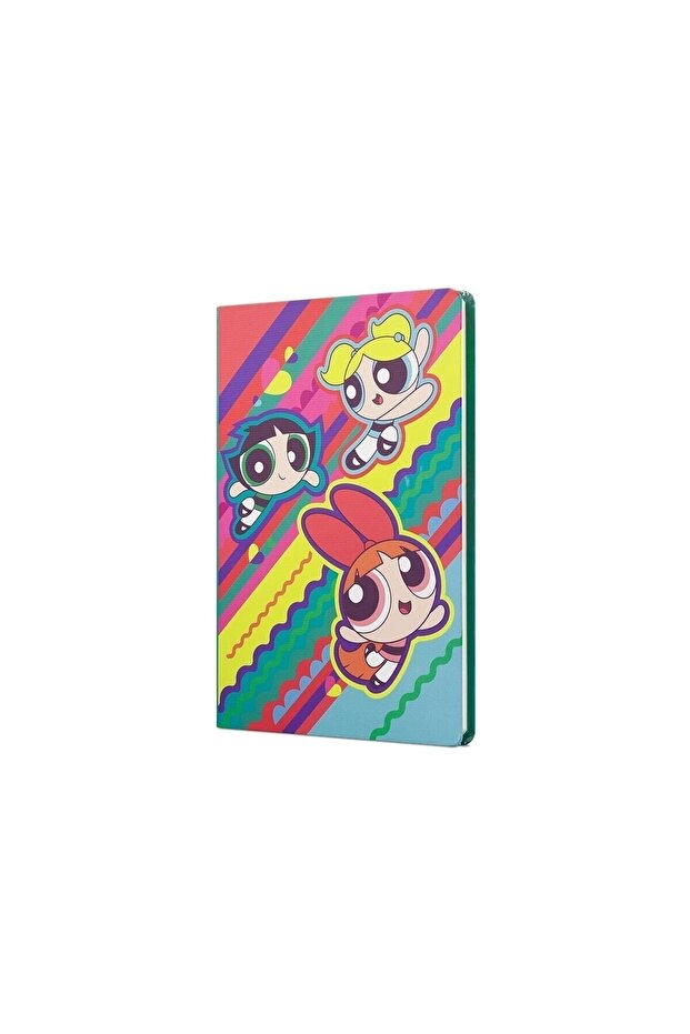 The Powerpuff Girls Hardcover Boutique Notebook, Green, Unlined, 80 Sheets