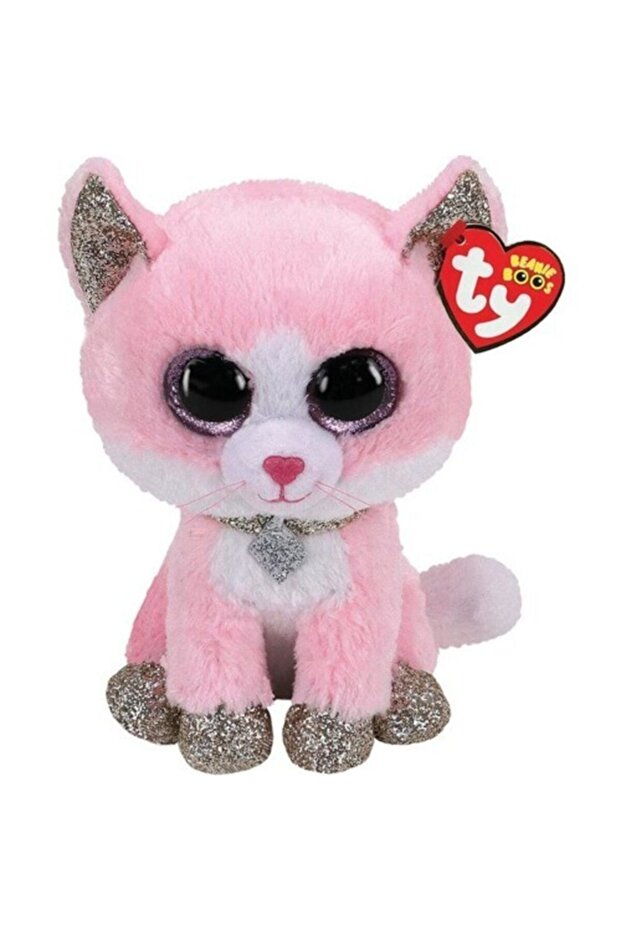 Ty Beanie Boo Fiona Pink Cat 15 cm