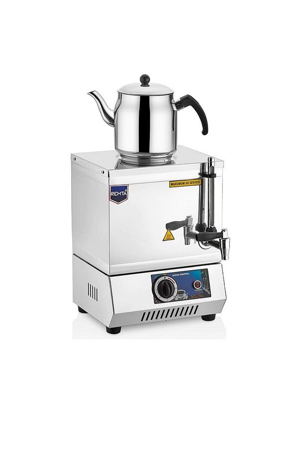 15 Model Çay Kazanı Elektrikli Tek Demlikli 13 Litre Pleytsiz-demlik Dahil Değildir - 1