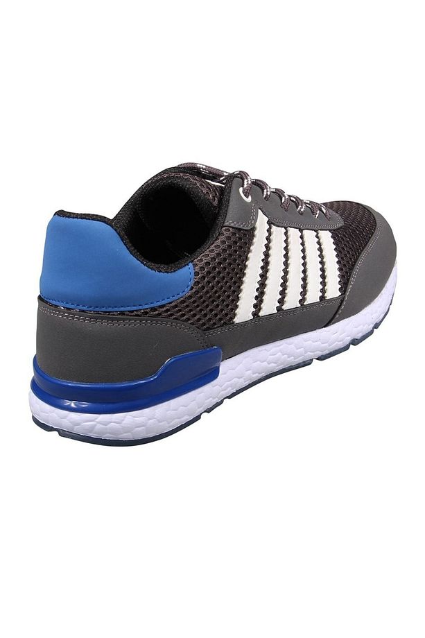 Gri - Erkek Bağcıklı Joggıng Ayakkabı 221-2349mr 550 - 2