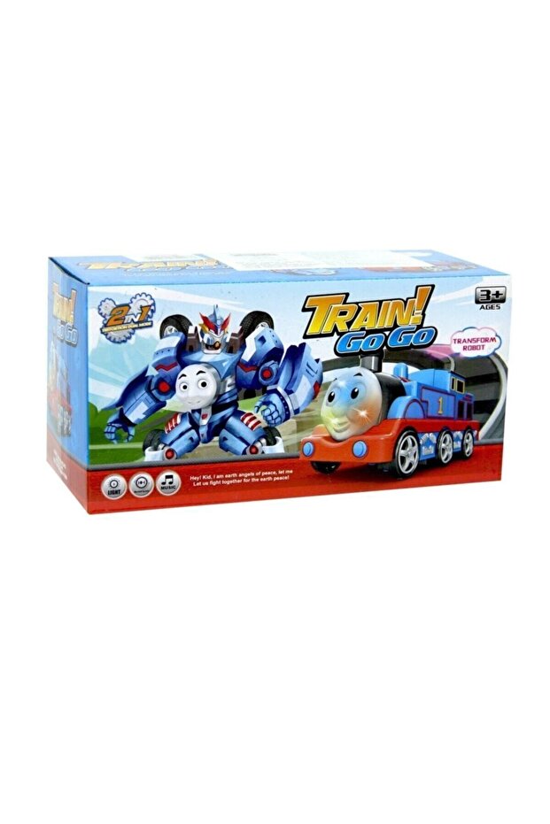 Işıklı Robota Dönüşebilen Tren Transformers Model Thomas - 3