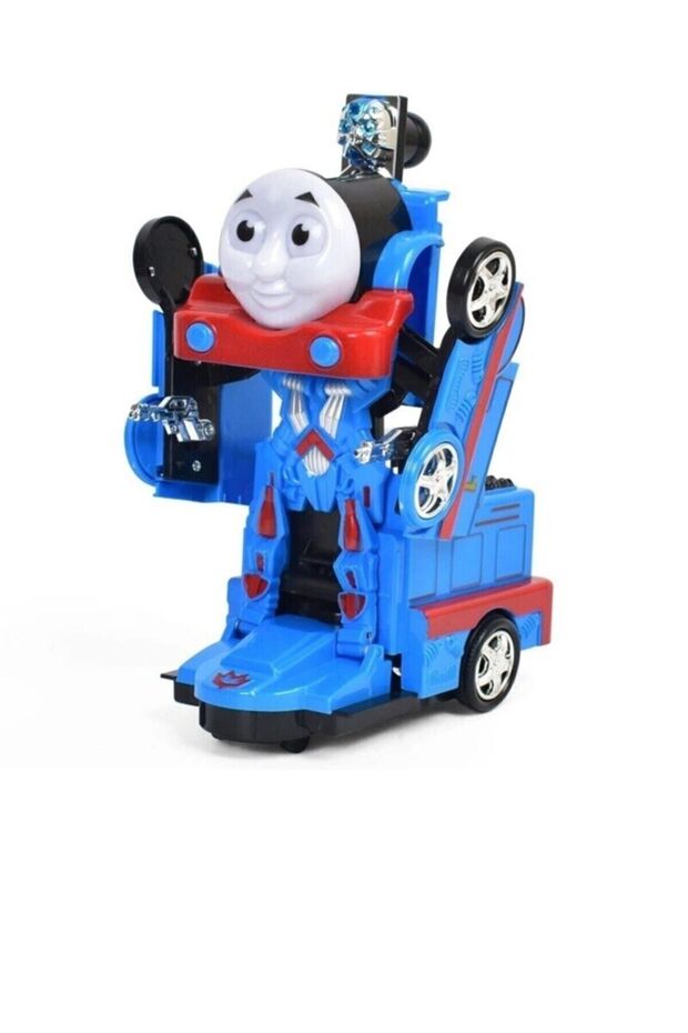 Işıklı Robota Dönüşebilen Tren Transformers Model Thomas - 2