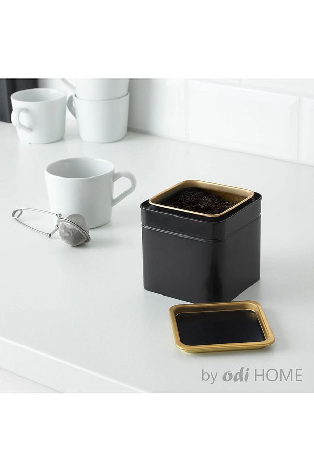 2'li Çok Amaçlı Kutu Seti - Gıda Saklama Kutusu - Çay Kahve Şeker Kutusu 10x10 cm - 1
