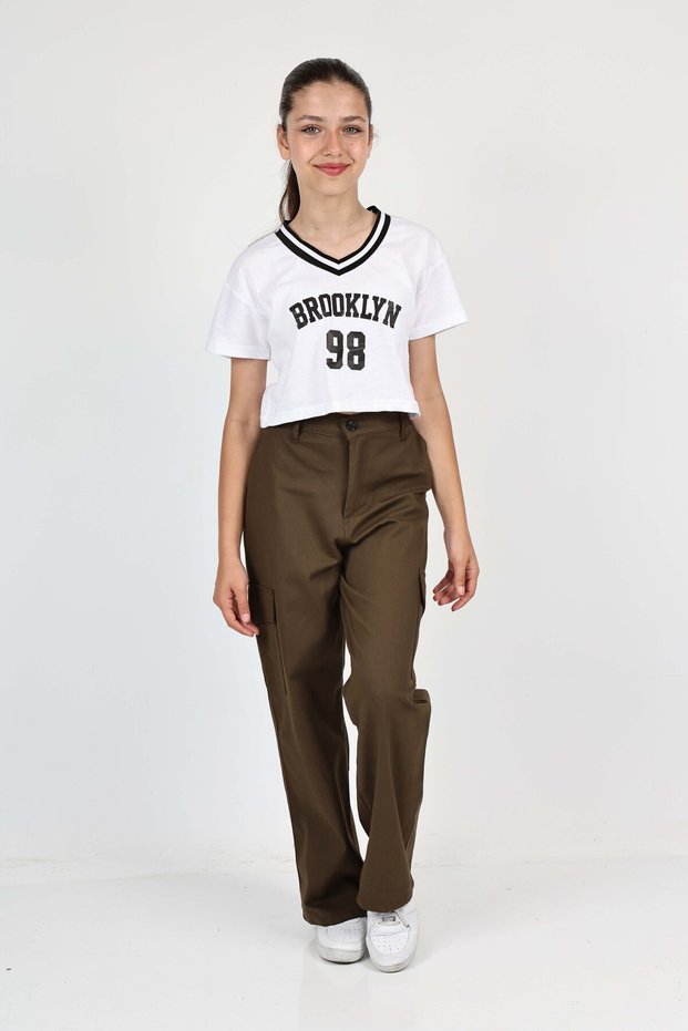Women's Loose Cut Gabardine Four Season Trousers