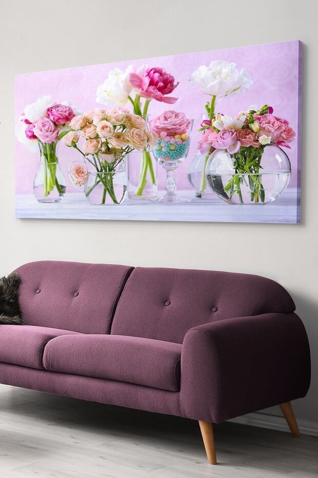 Vase Flowers One Piece Canvas Canvas Painting