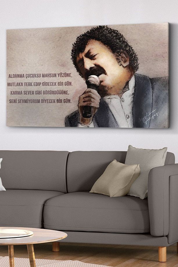Müslüm Gürses Kanvas - Canvas Tablo - 1