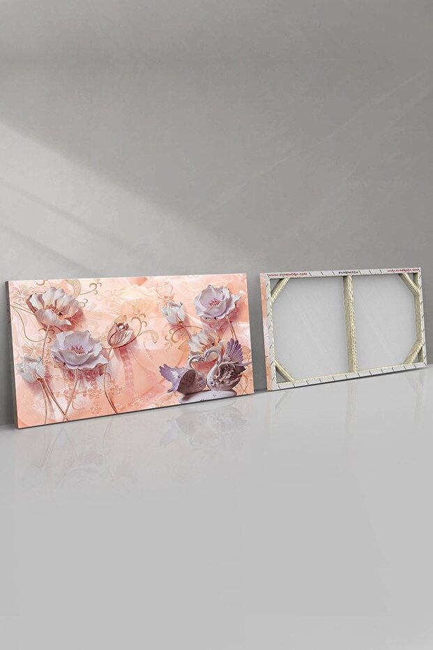 Kuğular Kanvas-canvas Tablo - 4