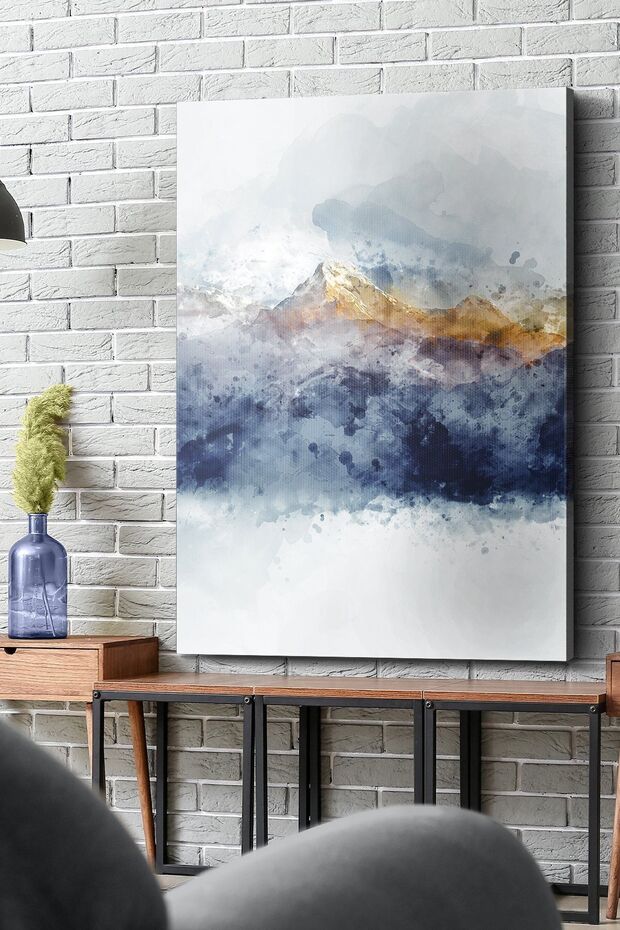 Dağlar Kanvas - Canvas Tablo - 2