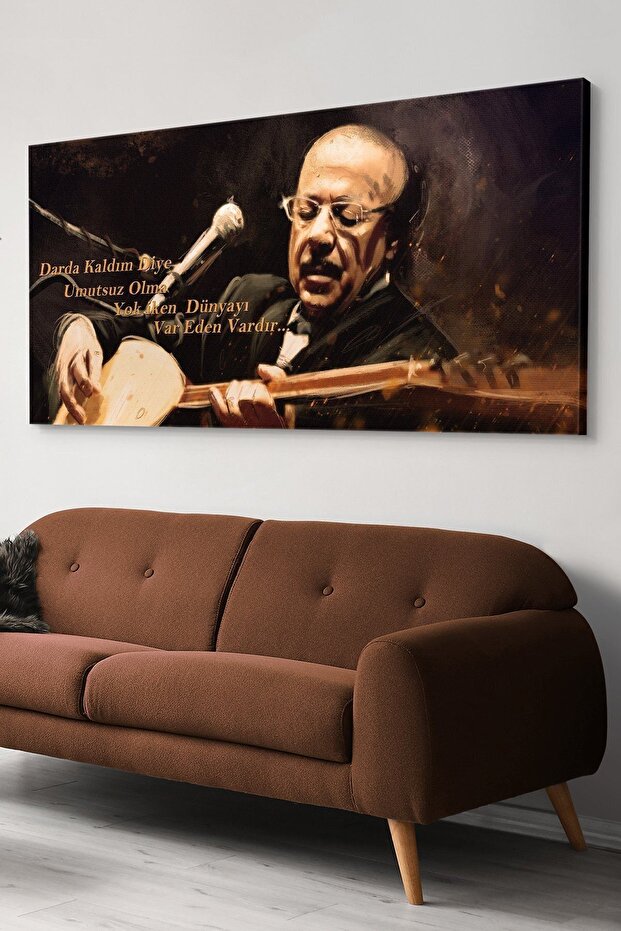 Neşet Ertaş Kanvas-canvas Tablo - 4