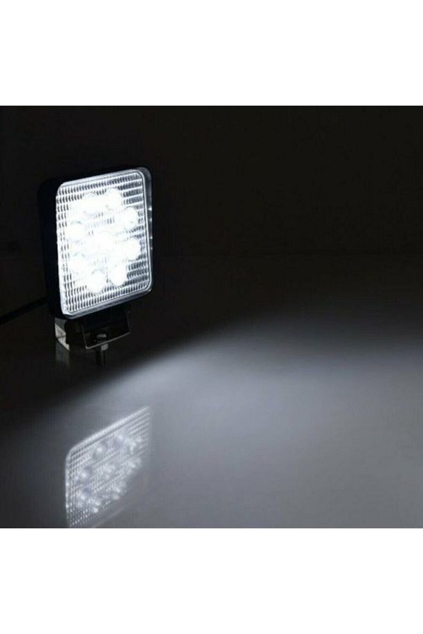 9 Led Kare Sis Çalışma Lambası 12/24 V - 2