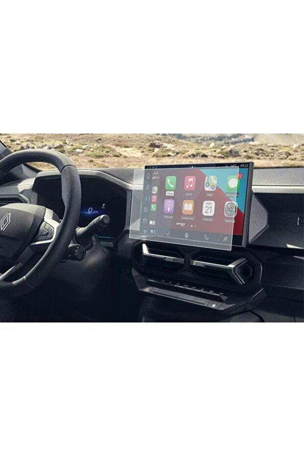 Renault Duster E-Tech - واقي شاشة متعدد الوسائط غير لامع مقاس 10.1 بوصة - 1