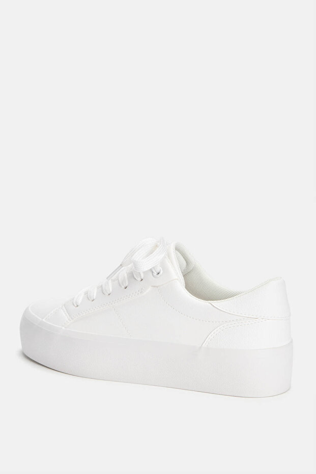 Kalın tabanlı basic spor ayakkabı - 5