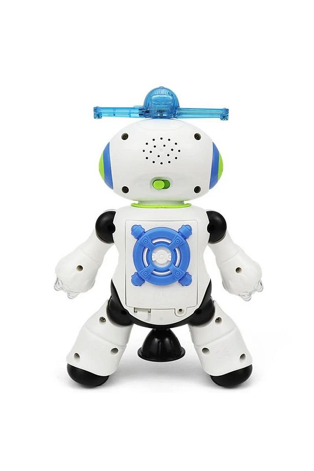 DANS EDEN ROBOT PERVANELİ 3D IŞIKLI SESLİ MÜZİKLİ PİLLİ ROBOT OYUNCAK - 7