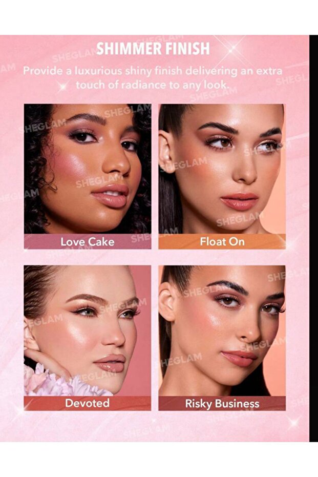 Color Bloom Shimmer & Matte Colection set - 6