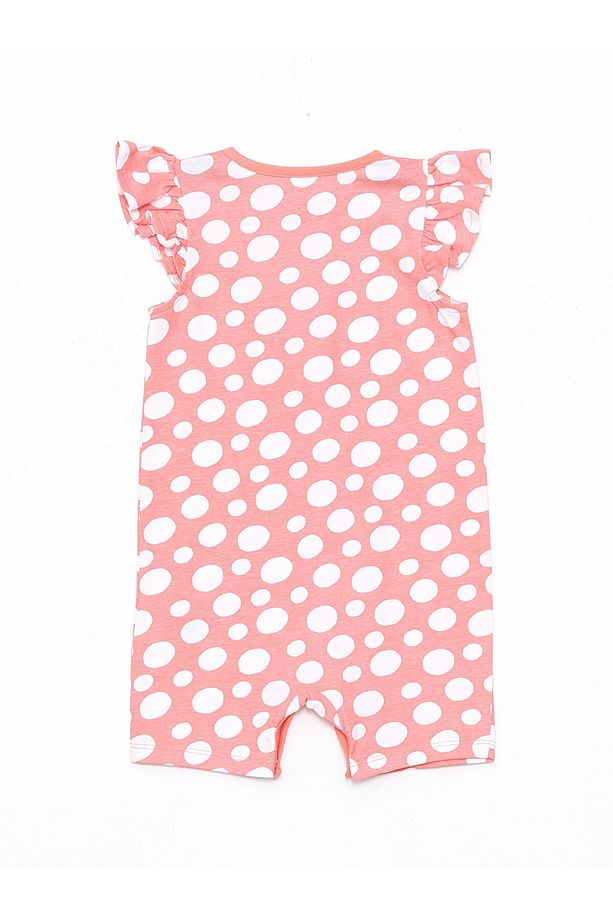 LCW baby Bisiklet Yaka Kız Bebek Tulum 2'li - 6