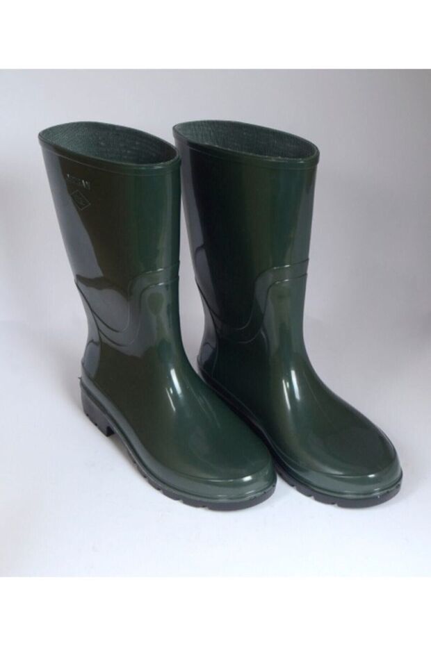 Unisex Recber Khaki Long Boots