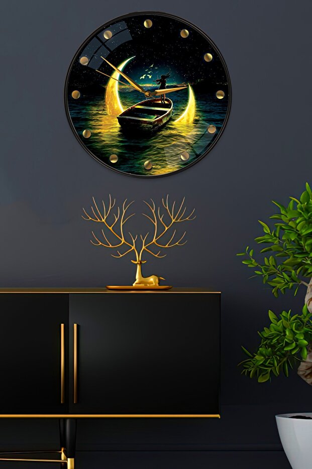 ساعة ضوء القمر - 29 سم - 1